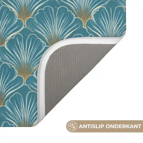 Symmetrisch - Patroon - Blauw WCmat klein 1009 -USP_AntislipNL
