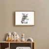 Nijlpaard - Baby dier - Dieren Light Box met batterij (Wandlamp kind) middel -sfeer2_kind