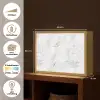 Klassiek - Marmer - Aders - Grijs Light Box met batterij (Wandlamp) middel 907 -USP_websiteoverzichtNL