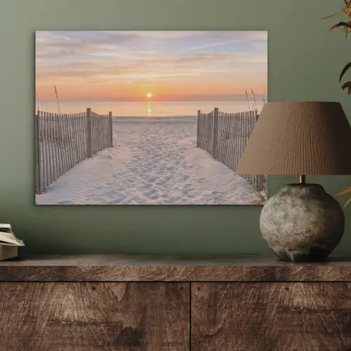 Zonsondergang - Strand - Zand PET vilt klein -sfeer2