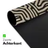 Grafisch - Lijnen - Zwart Muismat XXL klein 681 -sfeer2