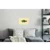Vis - Blauw - Stippen - Schubben Muursticker klein -slaapkamer