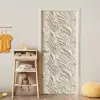 Textuur - Reliëf - Beige deurposter klein 289 -sfeer4
