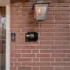 Gouden verfspatten - Modern Naambord Rechthoek middel -sfeer7-rechthoek-S