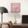 Bloemen - Anthuriums - Geel - Roze aluminium wit klein -sfeer5