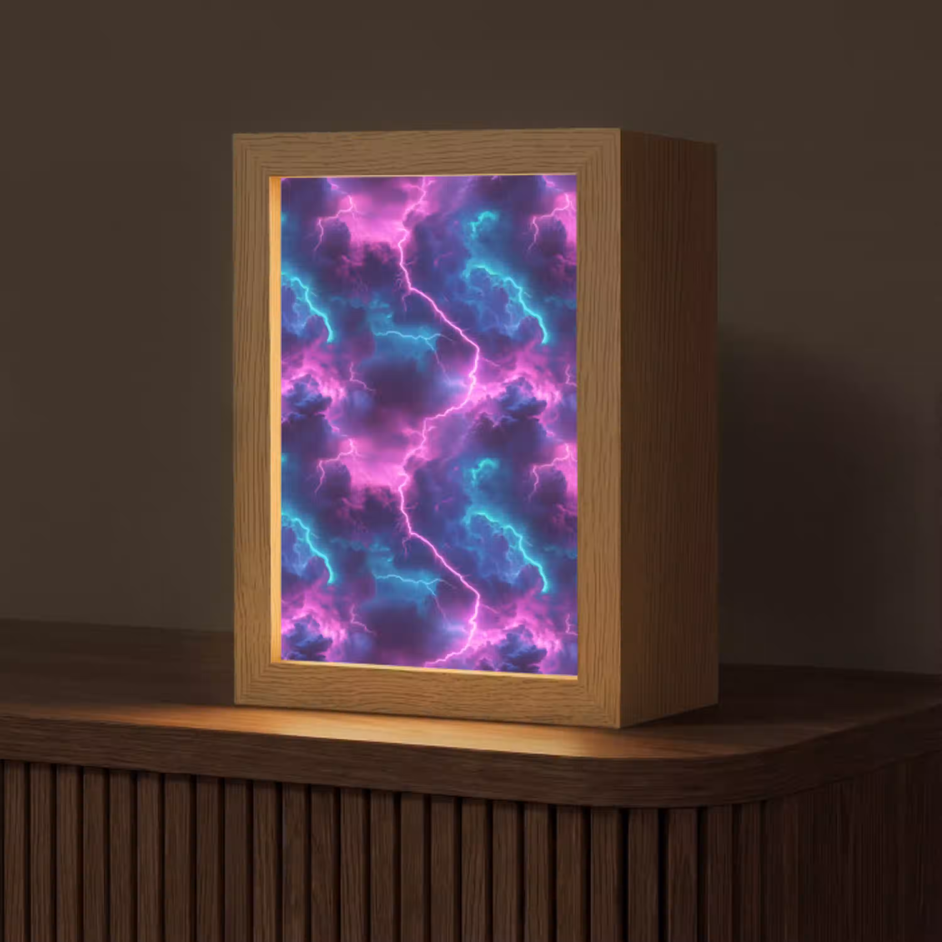 Elektrisch - Neon - Lucht Light Box met kabel (Tafellamp) klein 925 -z3d_website