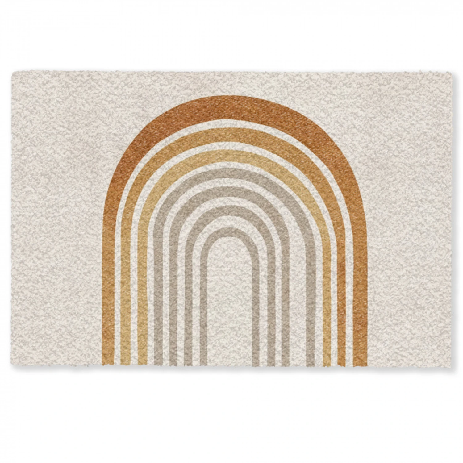 Minimalistisch - Boog - Lijnen - Beige Deurmat klein -zkaufland3d