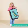 Coole T. rex met zonnebril Kinderkoffer - Zwart klein -sfeer2_UK
