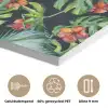 Bladeren - Bloemen - Jungle - Tropisch PET vilt middel -closeup_NL
