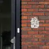 Natuurstenen - Sierlijk Naambord Huisje klein -sfeer2