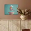 Roodborstje - Vogel - Koksmuts - Sokkel PET vilt klein -sfeer4