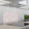 Bloemen - Getekend - Lavendel keuken achterwand spatscherm klein 900 -3d_schuin