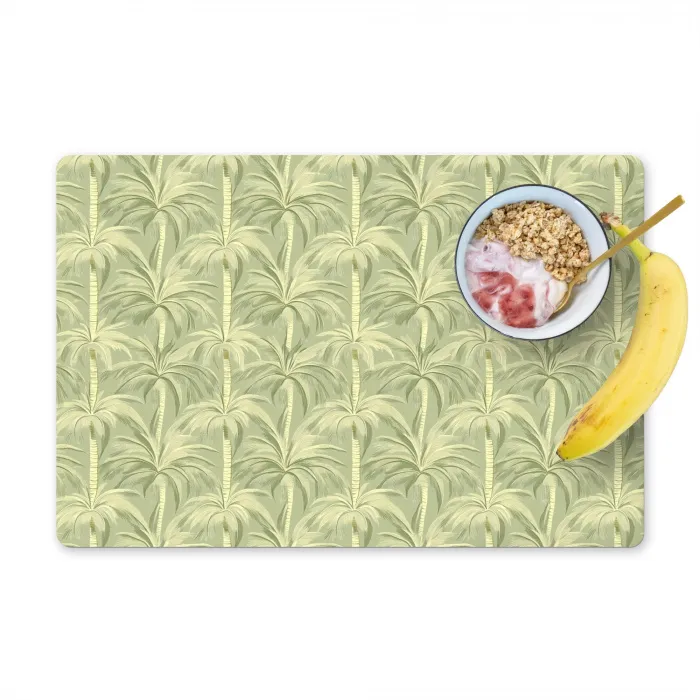 Palmwoud - Tropisch - Groen Placemat vinyl groot 368 -zzzproduct_Kitchenyeah-website