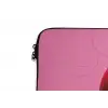 Lippen - Tekst - Kleurrijk laptophoes neopreen klein -detail