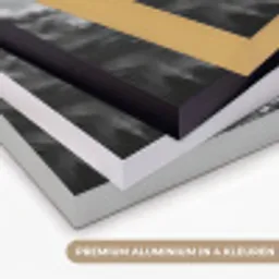 Krijger - Draak - Grijs Textielframe zwart klein -USP_kleurenNL