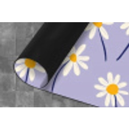 Modern - Madelief - Paars Keukenloper - keukenmat middel 536 -closeup