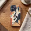 Sleutel - G - Abstract - Beige Telefoonhoesje iPhone 17 Pro klein -sfeer1