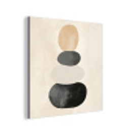 Japandi - Wabi sabi - Beige aluminium wit klein -3d