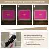 Smile - Stippen - Geel - Smiley - Roze Light Box met batterij (Wandlamp) middel -USP_dimbaarNL