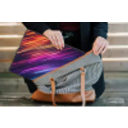 Snelheid - Kosmos - Kleurrijk laptophoes neopreen klein -tas