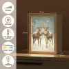 Kerstmagie - Winterwoud - Rendier Light Box met kabel (Tafellamp) klein -USP_NL