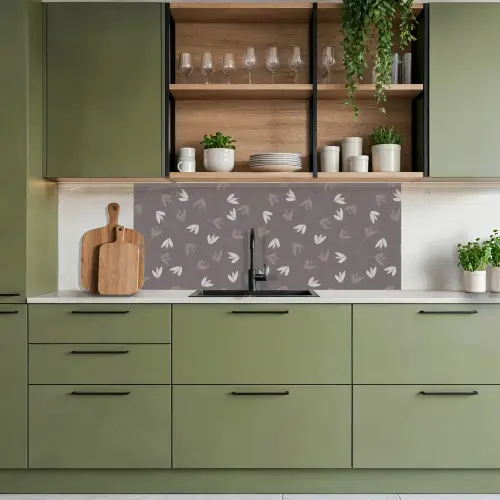 Patronen - Tulpen - Minimalistisch keuken achterwand 2 middel 871 -sfeer3