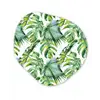 Bladeren - Monstera - Tropical - Jungle Wandcirkel Organisch Plexiglas middel -3d