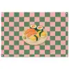 Sushi - Bord - Geblokt - Groen tuinposter los doek groot -3d