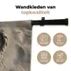 Hartvorm - Getekend - Beige - Zand Wandkleed katoen klein -sfeer2