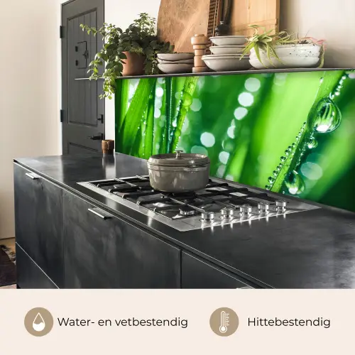 Natuur - Gras - Groen keuken achterwand 2 middel -usp_NL