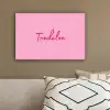 Toedeloe - Roze - Minimalistisch canvas 2cm klein -sfeer3