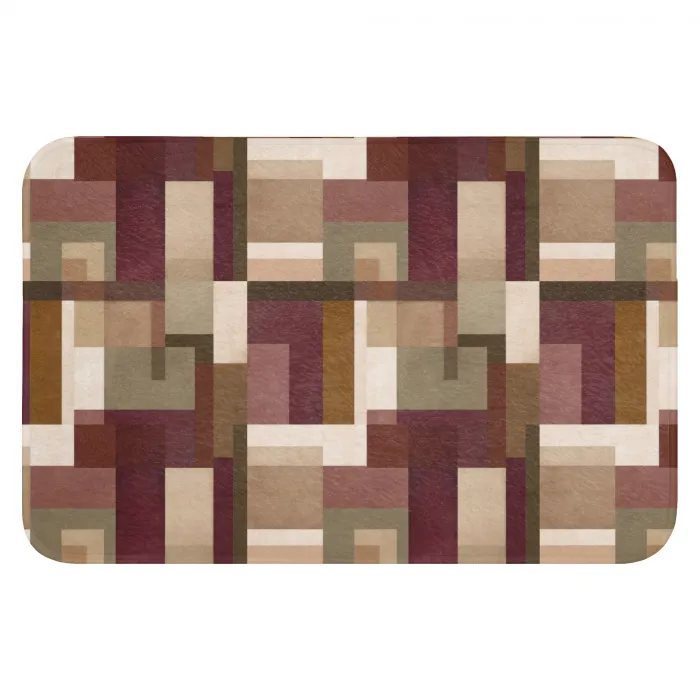 Modern - Geometrie - Kleurrijk Badmat klein 997 -3d