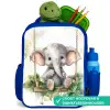 Olifant - Dier - Kinderen - Jungle Kinderrugzak - Blauw middel -inhoud_NL