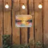 Modern - Abstract - Goud - Roze tuinposter los doek klein -sfeer1