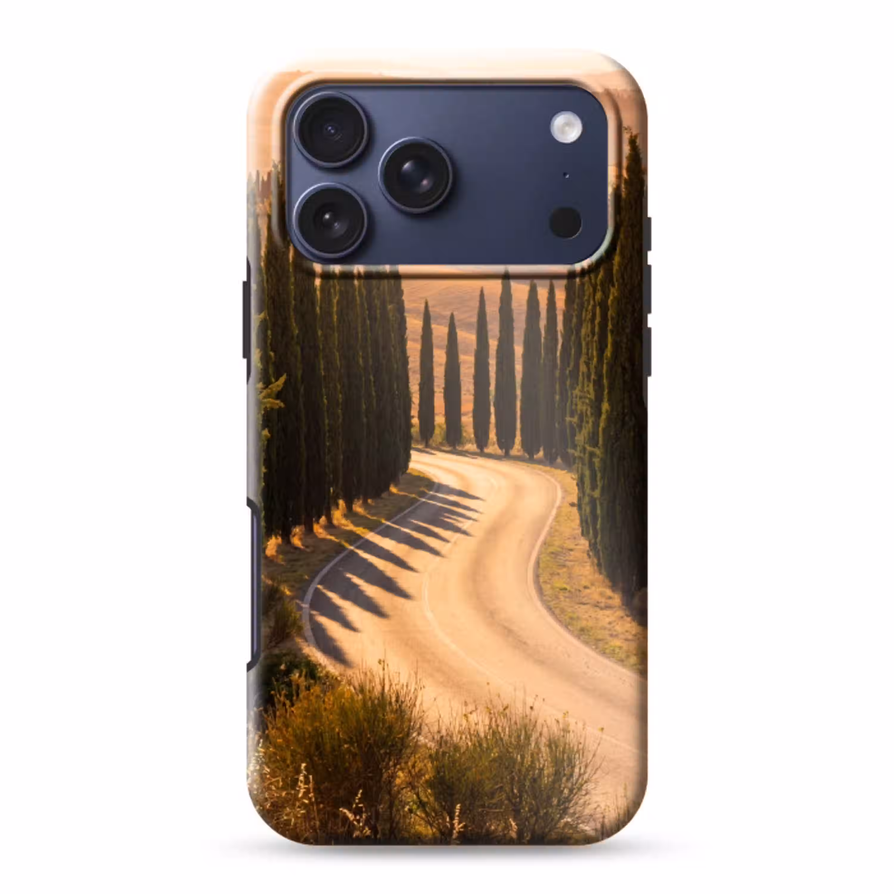 Landschap - Weg - Bomen - Natuur - Goud Toughcase MagSafe Apple iPhone 17 Pro Max klein -3d