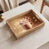 Chocomelk - Drinken - Warm - Bruin Dienblad Rechthoek middel -sfeer1