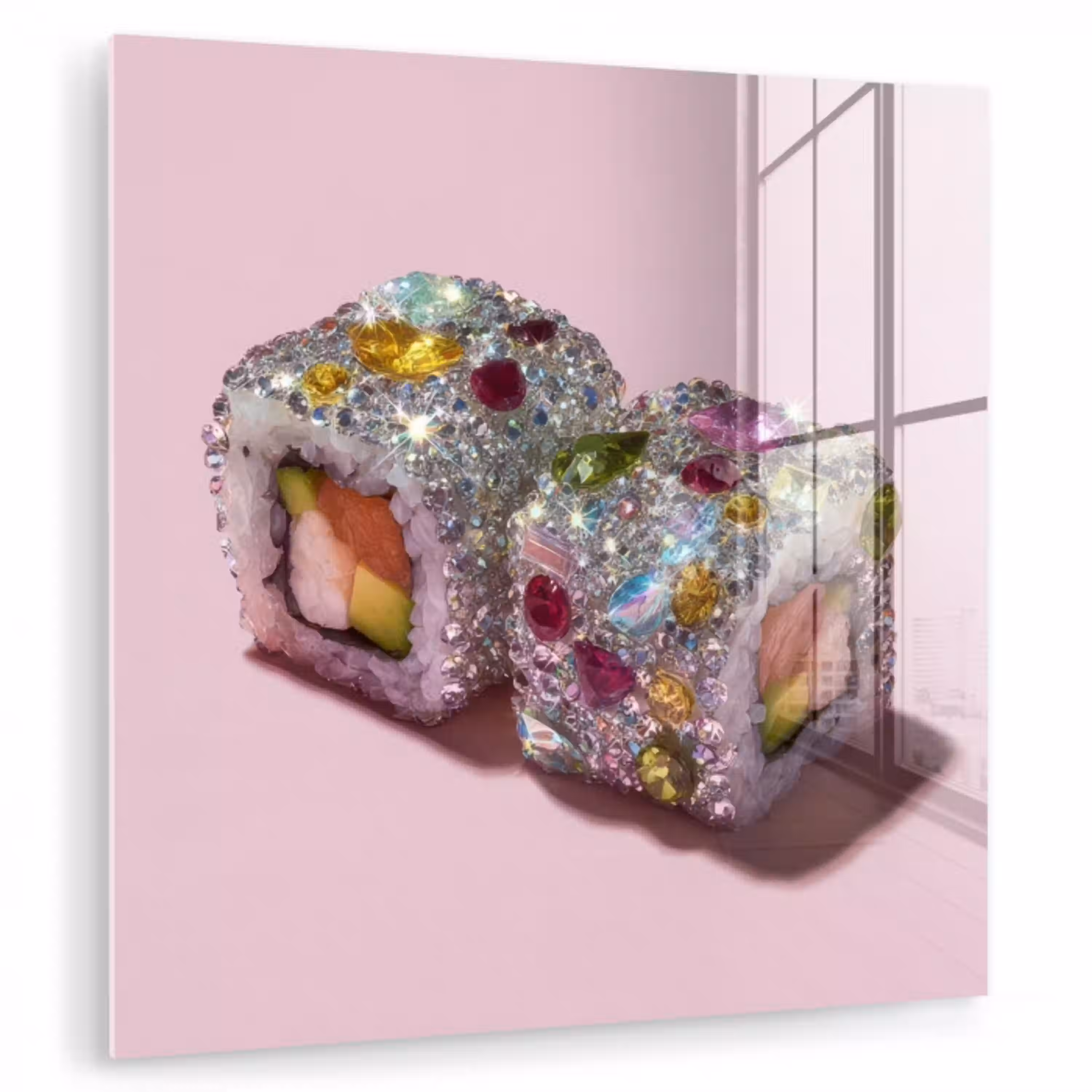 Sushi - Rolletjes - Steentjes - Kleurrijk plexiglas 5mm klein -zzzproduct_nieuw