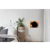 Fastfood - Graffiti - Hamburger - Eten - Modern textielposter latten blank klein -woonkamer