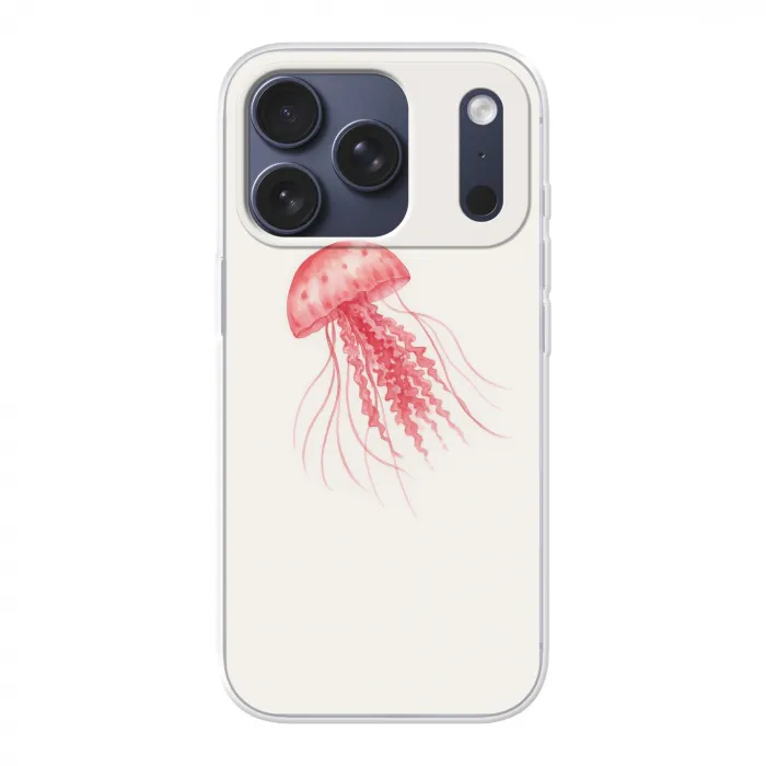 Kwal - Tentakels - Roze Telefoonhoesje iPhone 17 Pro klein -3d