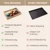 Bloem - Abstract - Kleurrijk - Bladeren Dienblad Rechthoek middel -USP_VergelijkingNL