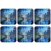 Stad Kuala Lumpur - Skyline - Wolkenkrabbers - Water onderzetter kurk middel -zkaufland3dotto