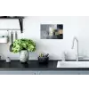 Rechthoeken - Abstract - Blauw Muursticker klein -keuken