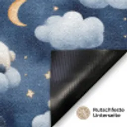 Panda's - Slapen - Blauw Deurmat klein 898 -antislip_DE