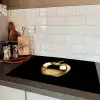 Appel - Goud - Chrome - Zwart Inductie beschermer vinyl 3mm klein -sfeer3