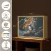 Papegaai - Vogel - Rots - Wit Light Box met batterij (Wandlamp) middel -USP_websiteoverzichtNL