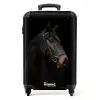 Elegant zwart paard NBS - Handbagage koffer - Unisex middel -productfoto_recht