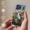 Schildpad - Zeewier - Mozaïek Telefoonhoesje iPhone 17 Pro klein -sfeer3_NL