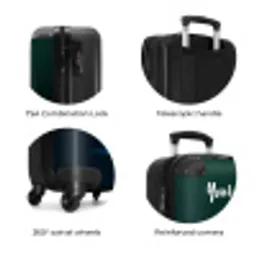 Oplichtende omhaal NBS - Handbagage koffer - Kinderen Unisex middel zzzzzzzbolletjes_ENG