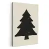 Kerstboom - Zwarte kerstboom - Boom - Japandi KitchenYeah - Keuken - Canvas klein -3d