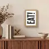 Decoratie - Eten - Zwart - Wit Light Box met kabel (Wandlamp) klein -sfeer2